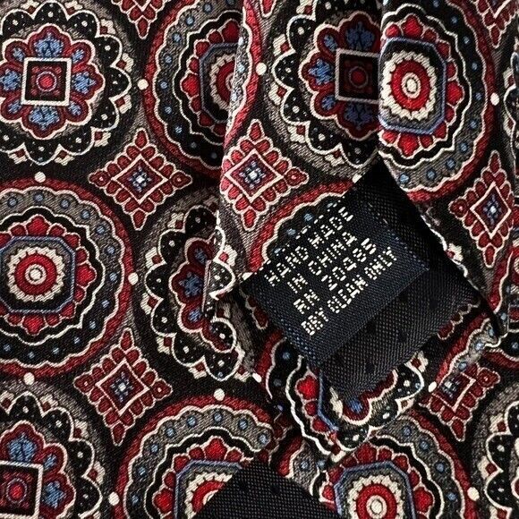 Pierre Cardin Necktie Medallion Pattern 100% Polyester Tie Men's Fashion Formal - Picture 3 of 13